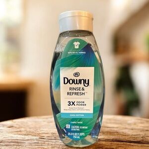 Downy Rinse & Refresh Laundry Odor Remover and Fabric Softener Cool Cotton